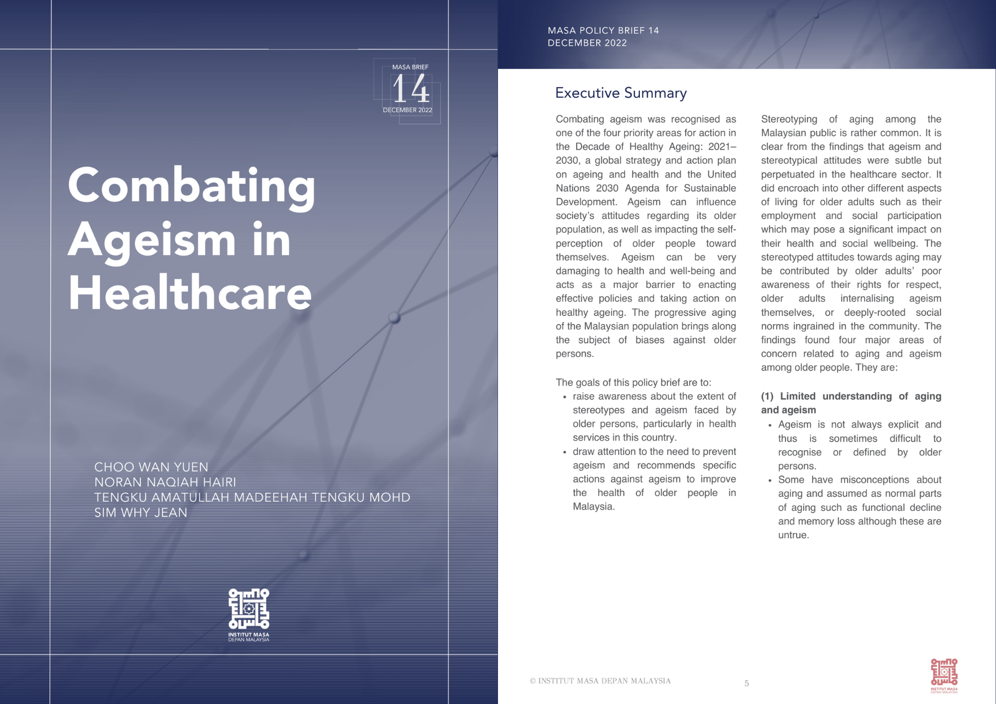 #14 : Combating Ageism in Healthcare - Institut Masa Depan Malaysia